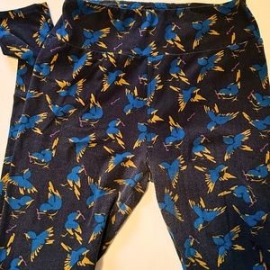 Lularoe Leggings-bird print